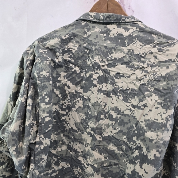 Military Jacket Mens medium short Digital Camo Desert Top Shirt Air Force Army - Picture 5 of 10